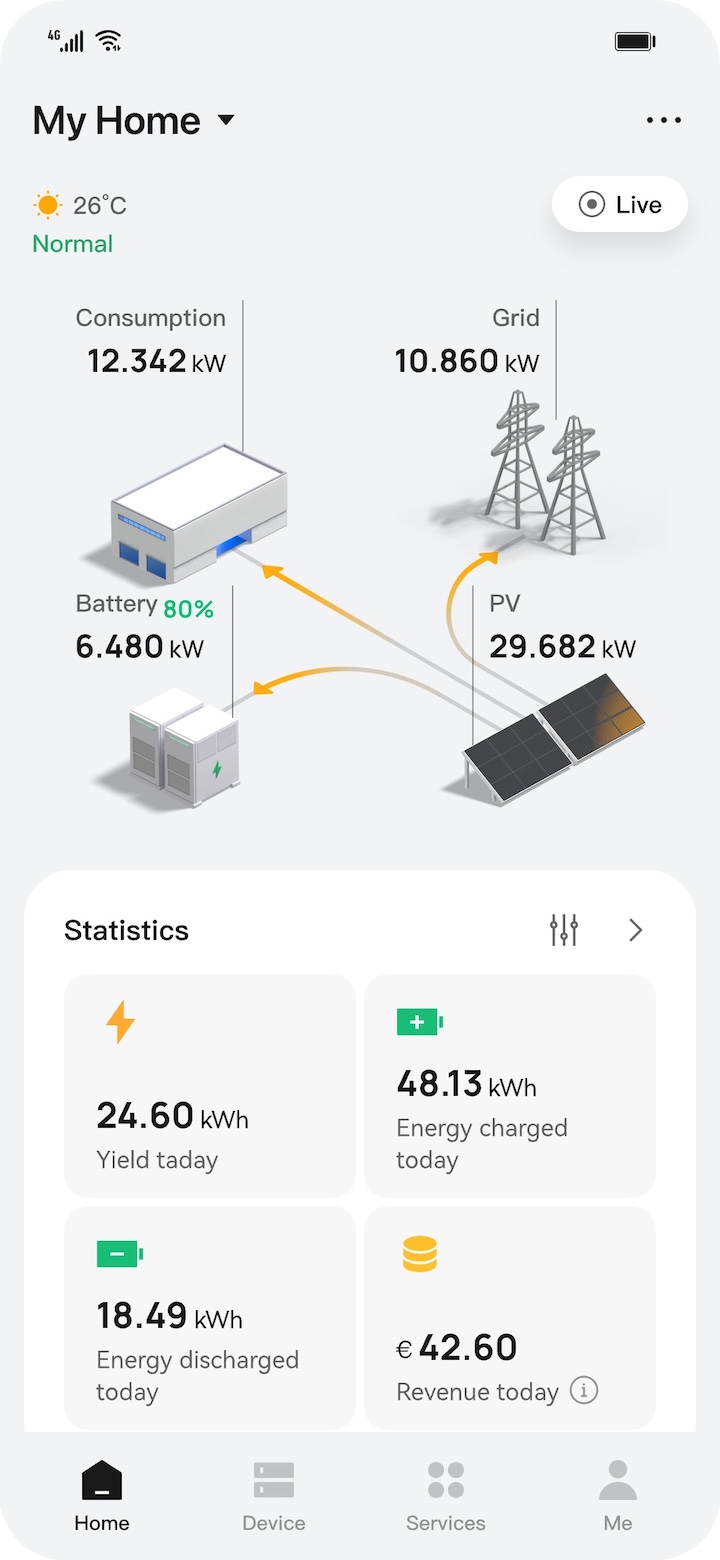Vista previa de la app Energy Orb 2